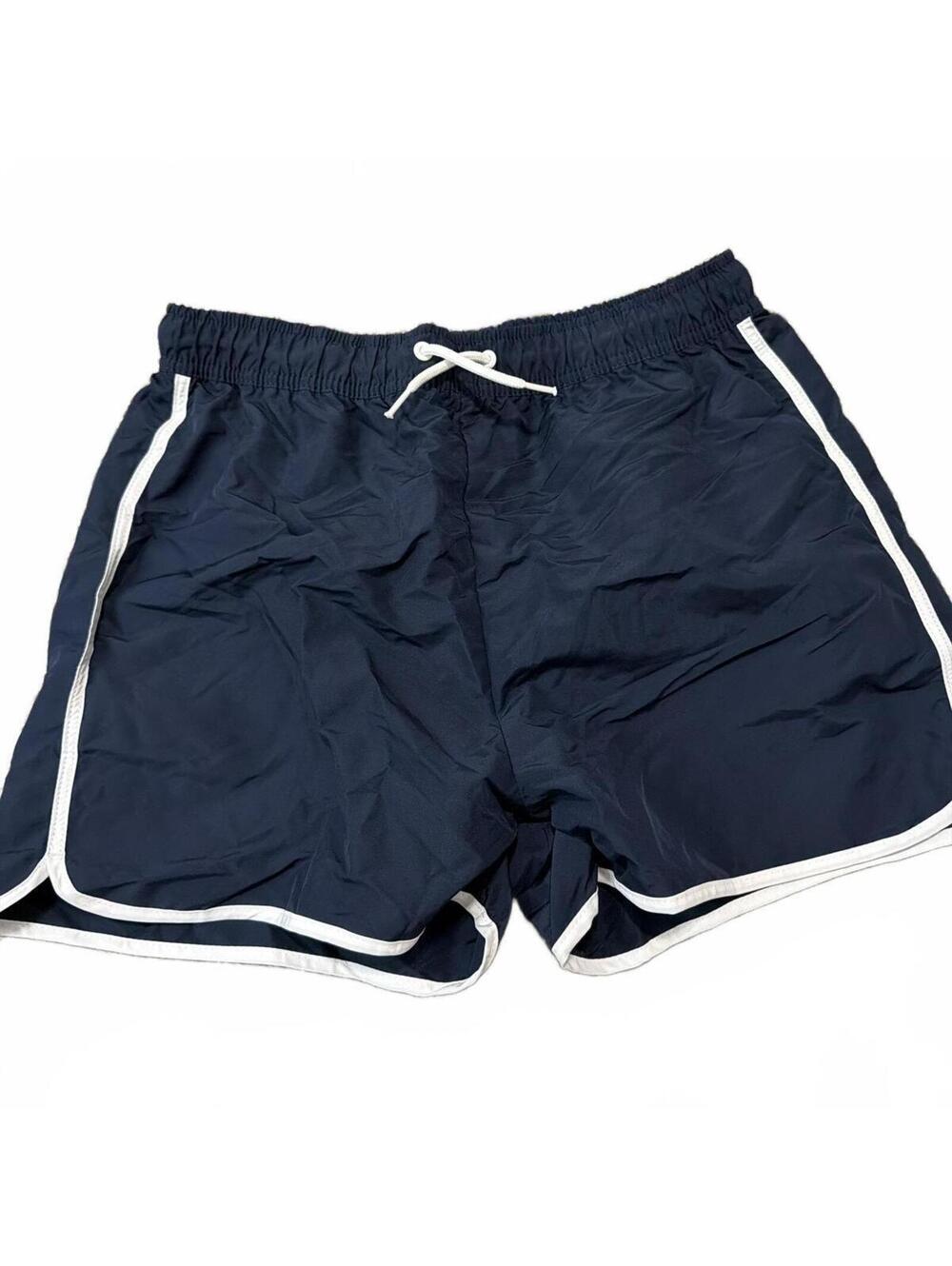 H&M Swim Shorts Navy White Trim - Boys Size 20